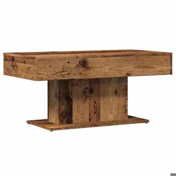 Bord - EKSKLUSIV HUS - 96x50x45 cm - Ingeniørtræ - Brun trælook - Rektangulær