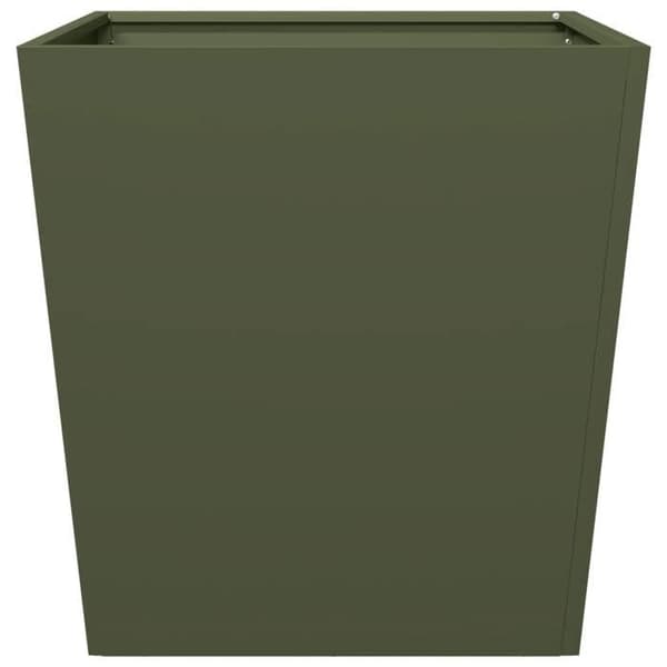 Maison Exclusive - Olivgrön kruka 50x50x50 cm stål