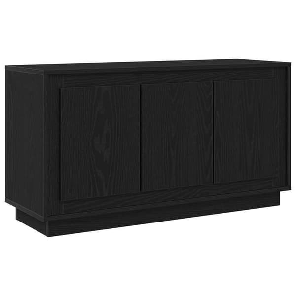 Maison Exclusive - Buffet Sort egetræ 102 x 35 x 55 cm Ingeniørtræ