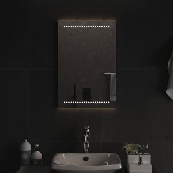 Maison Exclusive - LED-badrumsspegel 40x60 cm