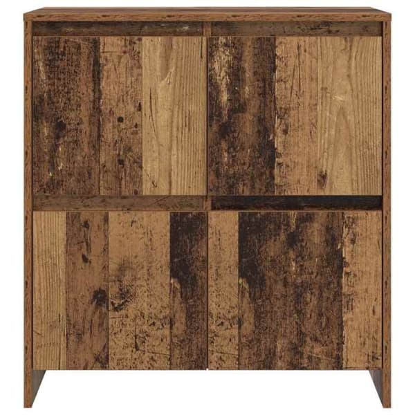 Buffet - EKSKLUSIVT HUS - 70 x 41 x 75 cm - Brun - Ingeniørtræ - 4 døre