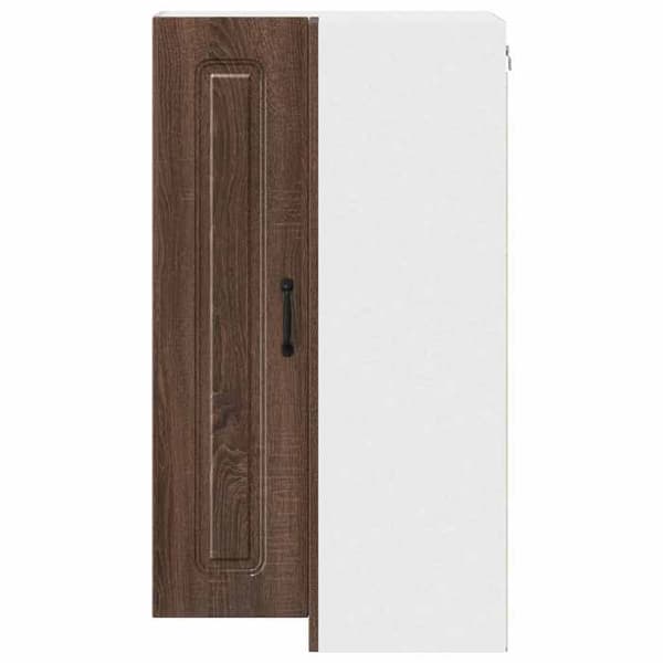 Maison Exclusive - Diskmaskinspanel Kalmar Brun ek 57 x 57 x 100 cm Brun ek
