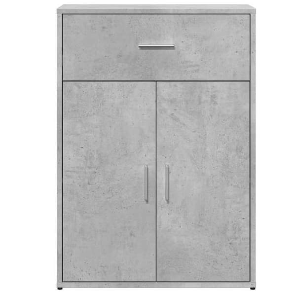 Maison Exclusive - Betonggrå buffé 60x30x84 cm ingenjörsträ