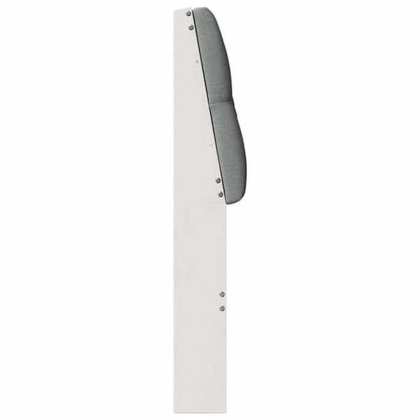 Maison Exclusive - Klädd sänggavel Ljusgrå 75 cm Massivt trä