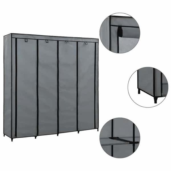Garderobe - Eksklusivt Hus - Grå - 4 rum - Robust jernramme Grå