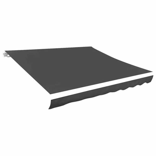 Maison Exclusive - Ersättningstyg för grå markis 400x300 cm polyester antracit