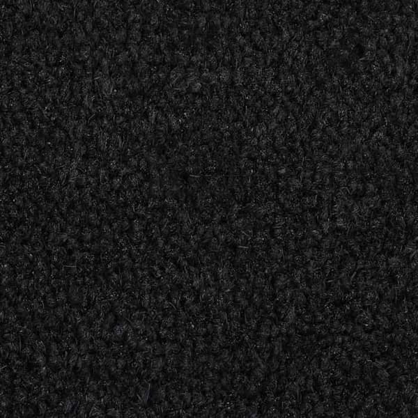 Maison Exclusive - Sort halvmåne dørmåtte 40x60 cm tuftet kokosfiber svart