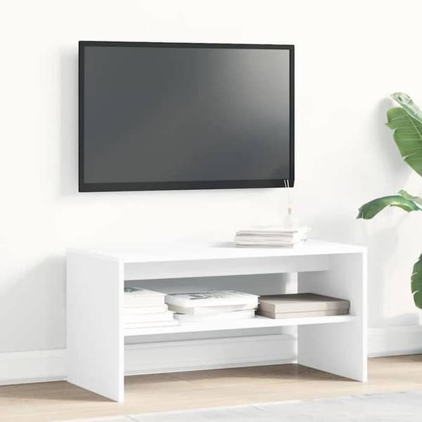 Maison Exclusive - TV-möbel Vit 80 x 40 x 40 cm Agglomerat