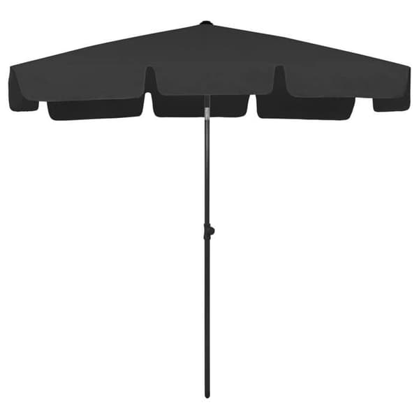 Maison Exclusive - Musta rantavarjo 200x125 cm Svart