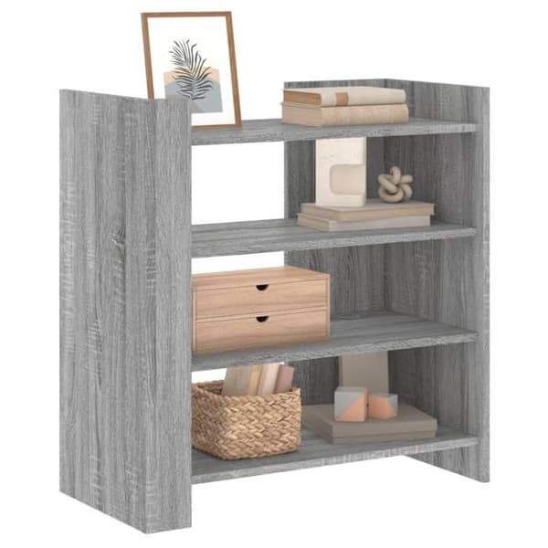 Maison Exclusive - Buffé sonoma grå 73,5x35x75 cm ingenjörsträ
