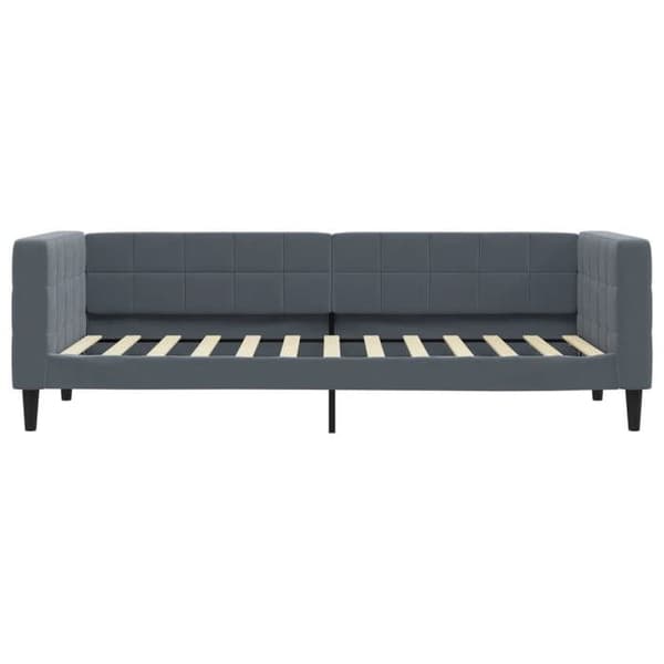 Maison Exclusive - Mørkegrå hvilestol 80x200 cm velour