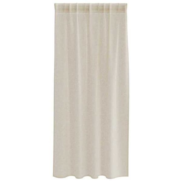 Maison Exclusive - Gardin i Voile 2 st Sandfärg 175 x 140 cm Polyester