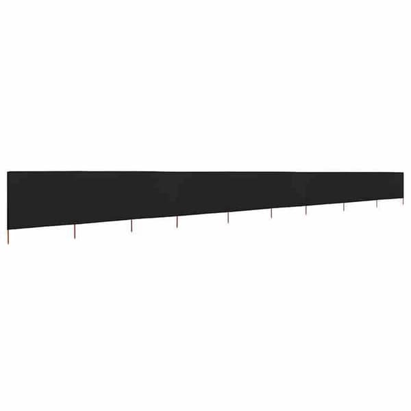 Maison Exclusive - Skärm 9 paneler Tyg 1200 x 160 cm Svart