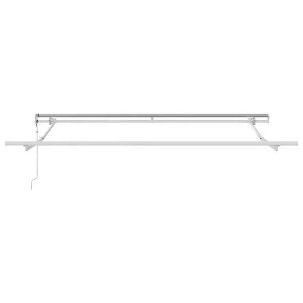 Maison Exclusive - Fällbart tak i grön och vit 300 x 250 cm