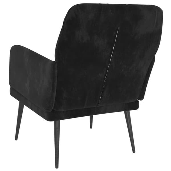 Maison Exclusive - Musta nojatuoli 62x79x79 cm sametti