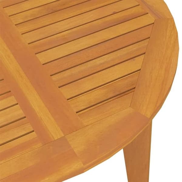 Maison Exclusive - Havebord Ø110x75 cm Solid akacietræ