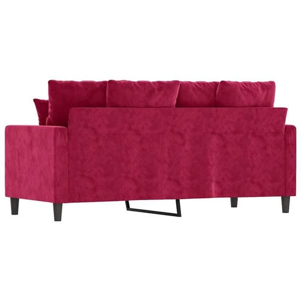 Maison Exclusive - 2-paikkainen sohva Bordeaux-punainen 140 cm Sametti