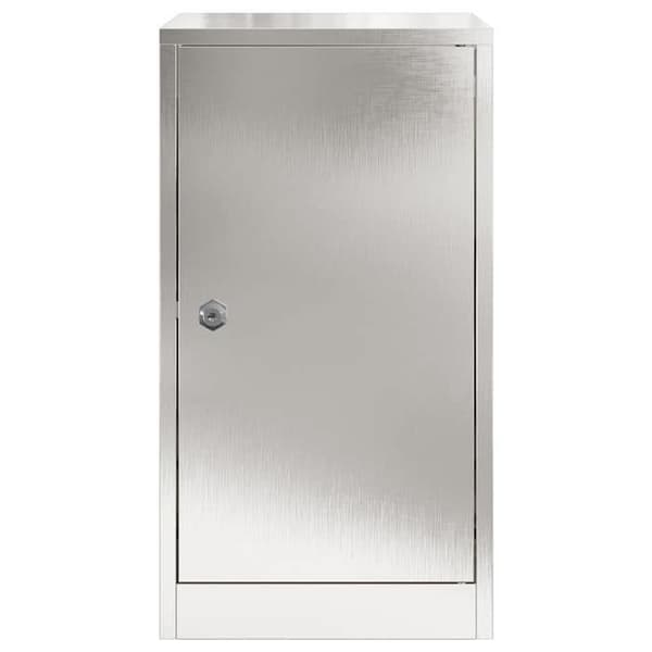 Maison Exclusive - sølvfarvet postkasse 30 x 20 x 55 cm rustfrit stål Silver