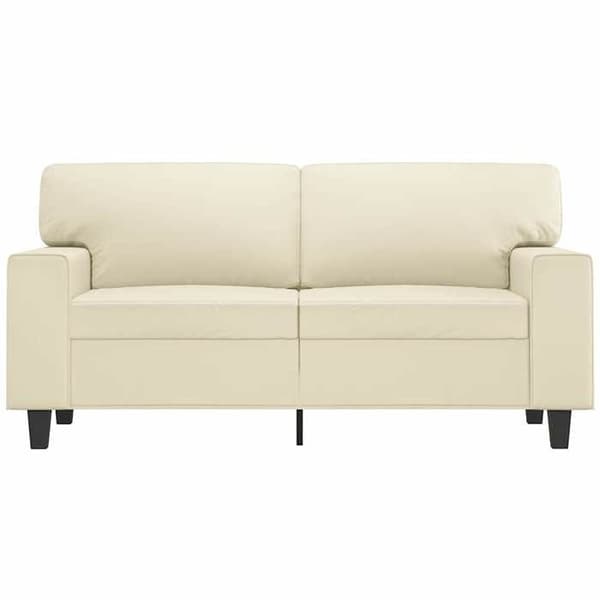 Maison Exclusive - 2-personers sofa Creme 120 cm Syntetisk læder
