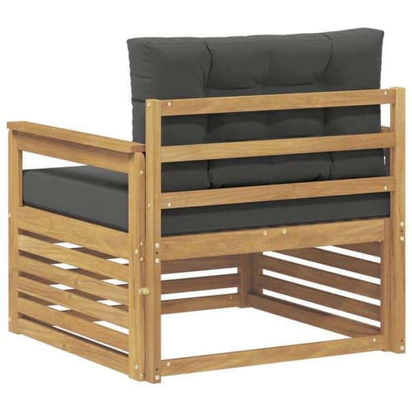 Maison Exclusive - Utomhussoffa i polyester vit och antracit