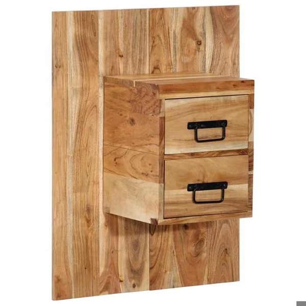 Maison Exclusive - Natbord 60x32x80 cm solid akacietræ