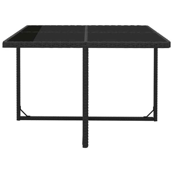 Maison Exclusive - Utomhusmatgrupp 5 delar med kuddar i flätad resin