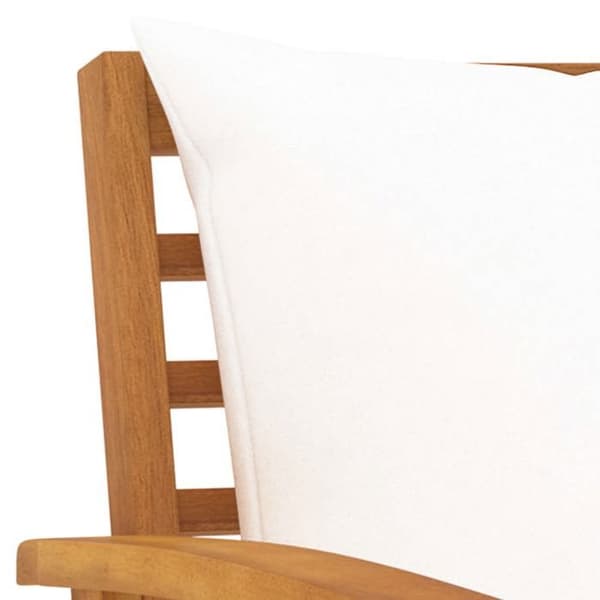 Maison Exclusive - Havegruppe 3 stk med pude i solid akacietræ