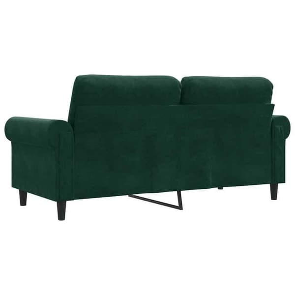 Maison Exclusive - Soffa 2-sits Grön mörk 140 cm Sammet
