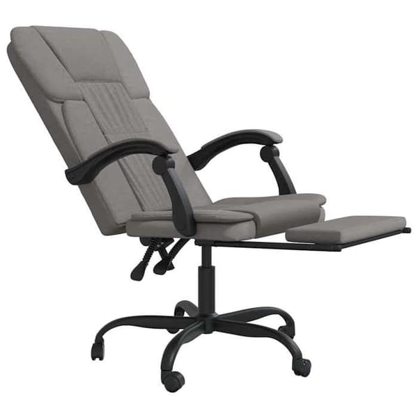 Maison Exclusive - Kontorstol med vippefunktion Taupe Stof Mol