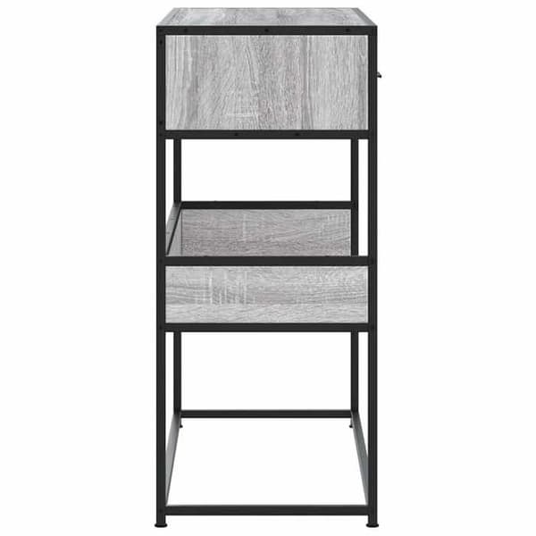 Maison Exclusive - Konsolbord sonoma grå 90x35x80 cm ingenjörsträ Sonoma grå