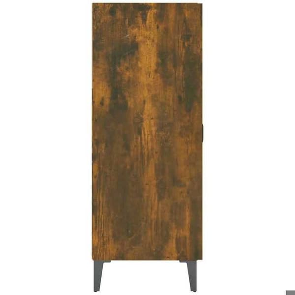 Maison Exclusive - Buffé i rökig ek 69,5x34x90 cm ingenjörsträ