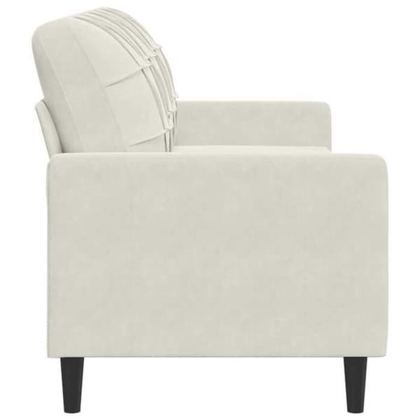 Maison Exclusive - 3-personers sofa Creme 180 cm Velour