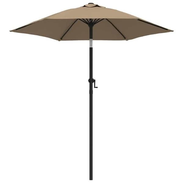 Maison Exclusive - Parasol Taupe 200x224 cm Aluminium Mol