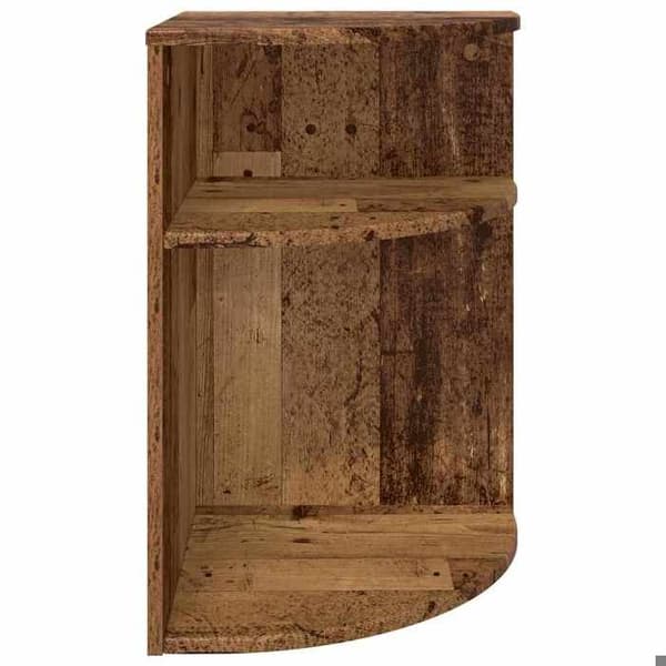 Sidebord - EKSKLUSIV HUS - Gamle træ - Ingeniørtræ - Brun - 39,7x39,7x60 cm