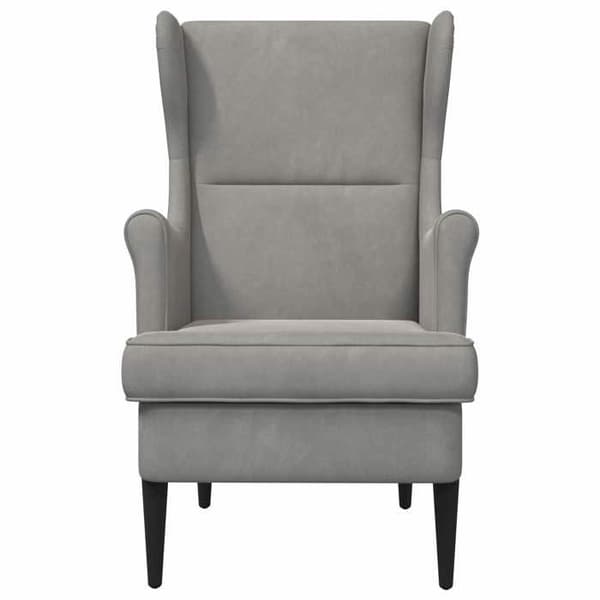 Maison Exclusive - Lysegrå Velour Stol