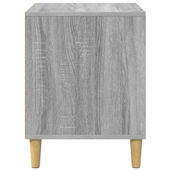 Kattemiljø - EKSKLUSIVT HUS - Sonoma grå - Rektangulær - Ingeniørtræ - 42,5 x 40 x 53 cm Sonoma grå