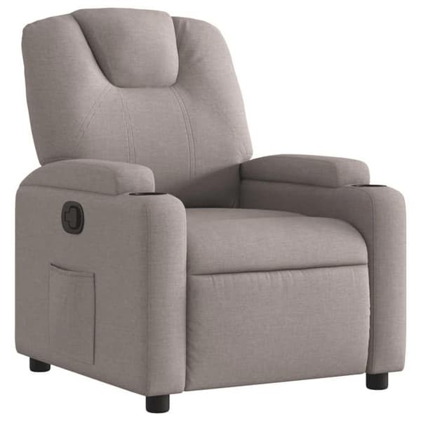 Maison Exclusive - Taupe Kankainen Nojatuoli