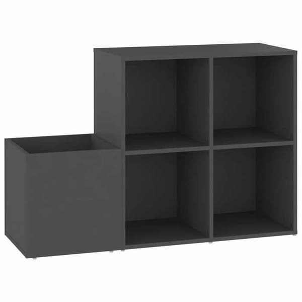 Skoark - MAISON EXCLUSIVE - Maison Exclusive - Grå - 105 x 35,5 x 70 cm - Ingeniørtræ grå