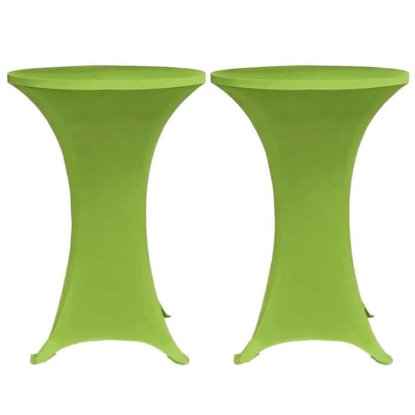 Maison Exclusive - Utsträckbar bordskåpa 2 st 80 cm Grön