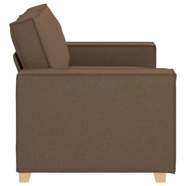 Maison Exclusive - Sofa 2 pladser Brun 160x78x84 cm Stof
