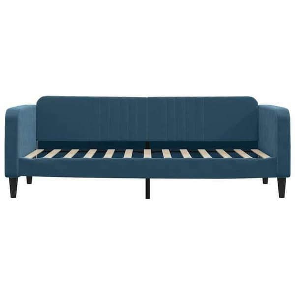 Maison Exclusive - Sängsoffa utan madrass blå 80x200 cm sammet Blå