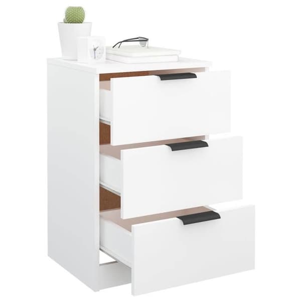 Maison Exclusive - Sängbord 2 st Vit 40x36x65 cm Vit