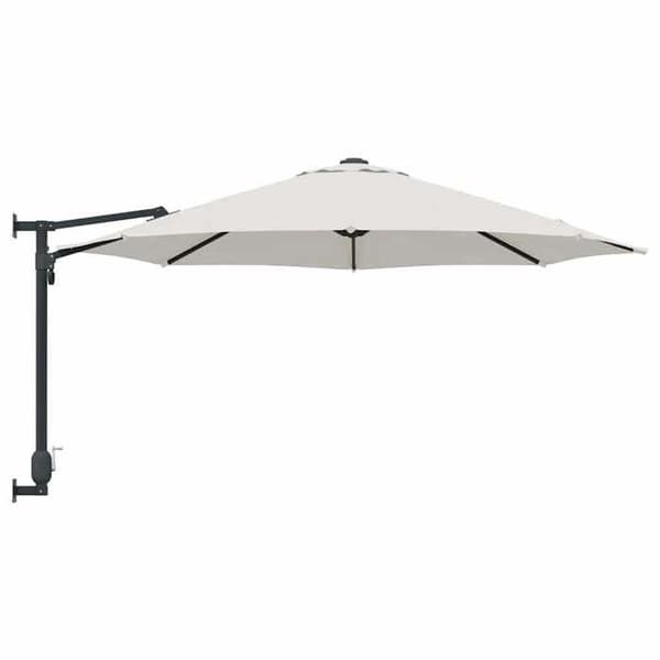 Maison Exclusive - Haveparasol 248 x 248 x 148 cm Polyester og Stål Sand