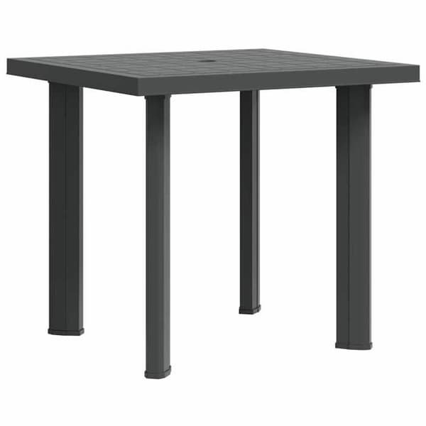 Maison Exclusive - Trädgårdsbord Anthracite 80x75x72 cm Plast antracit