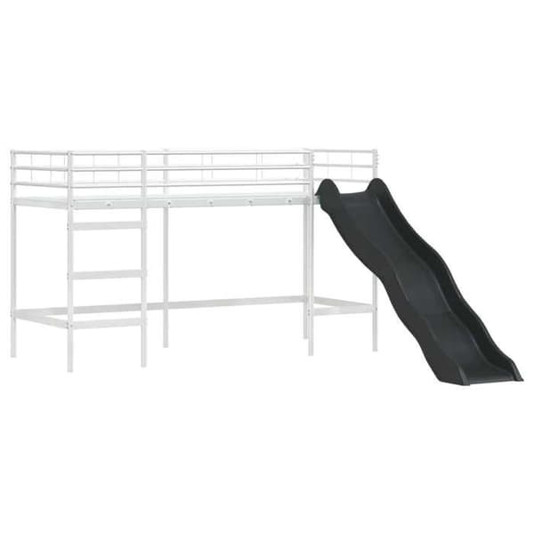 Maison Exclusive - Køjeseng til børn Hvid og lyserød 100 x 190 cm