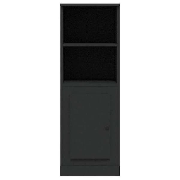 Maison Exclusive - Sort høj buffet 36x35,5x103,5 cm ingeniørtræ