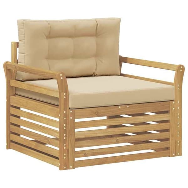 Maison Exclusive - Utomhussoffa Polyester Vit