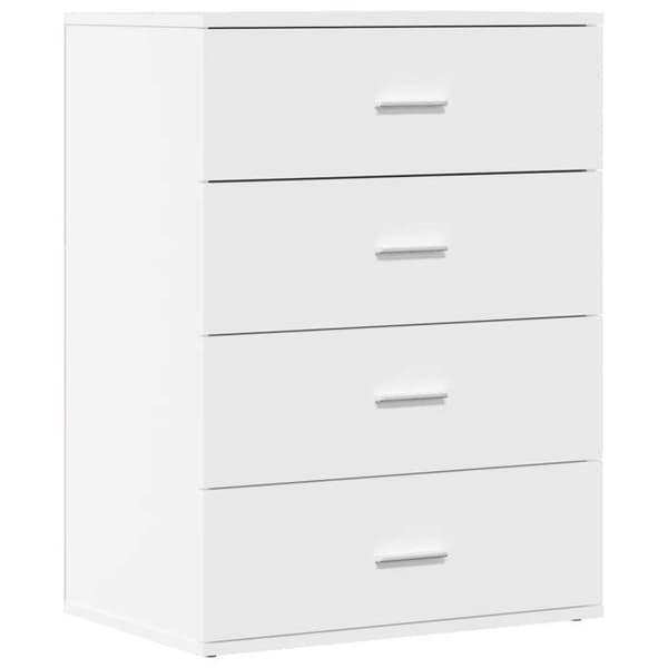 Maison Exclusive - Bufféer 2 st vit 60x39x80 cm ingenjörsträ