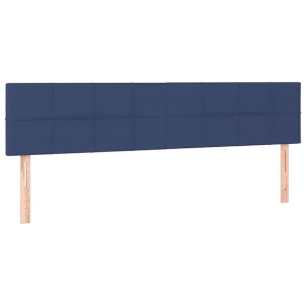 Maison Exclusive - LED Hovedgærde Blå 200x5x78/88 cm Stof Blå