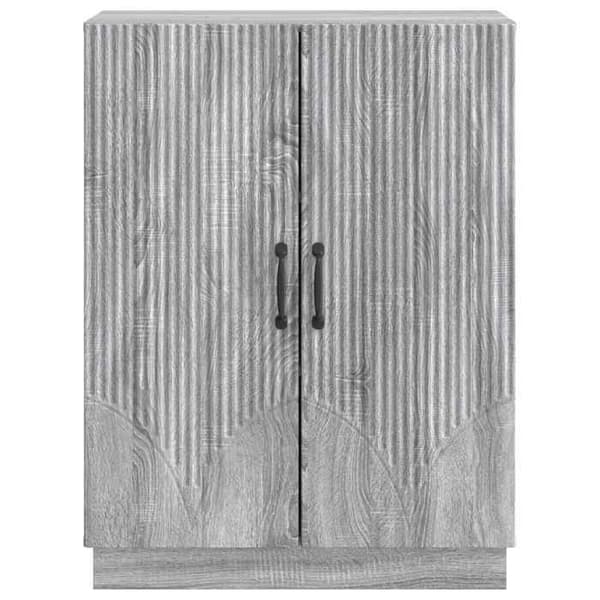 Maison Exclusive - Buffé Sonoma grå 66 x 34,5 x 87 cm Ingenjörsträ Grå